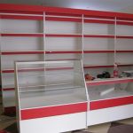 Стеллажи прилавки из ДСП