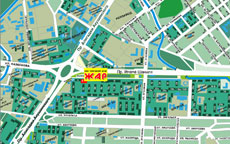 Схема проезда фирмы Жар